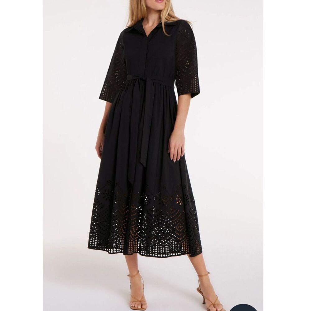 $308 Hermoza Francesca Dress in Black
Eyelet NWT